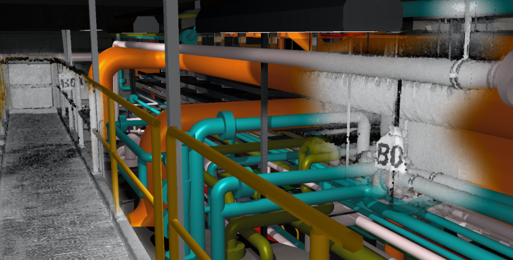 Point Cloud to MEP Modeling Services